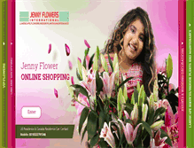Tablet Screenshot of jennyflowers.com